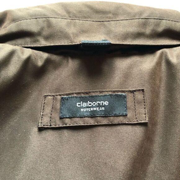 Liz Claiborne Outerwear Beautiful Brown winter coat lined Small - Picture 11 of 13